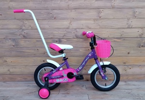 Bicicleta copii 12 Capriolo Viola violet pink - Img 1