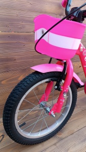 Bicicleta copii 16 Capriolo Viola pink alb - Img 3