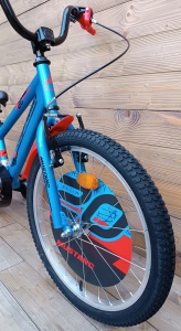 Bicicleta copii 20 Capriolo Mustang albastru rosu - Img 3