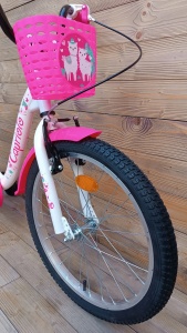 Bicicleta copii 20 Capriolo Viola Alpaca alb pink - Img 3