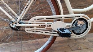 Bicicleta dama 28 Capriolo Bianka crem maro 1 viteza 20 - Img 4