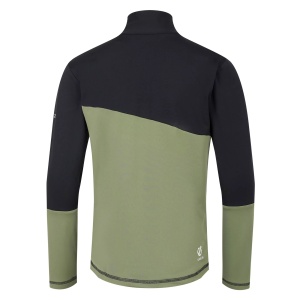 Bluza copii Dare2B Formate III Core Stretch Midlayer Black Olivine Green - Img 3