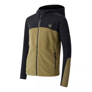 Fleece copii Dare2B Thriving IV Stretch Midlayer Olive Green - Img 2