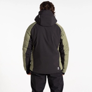 Geaca schi barbati Dare2B Speed verde olive/negru - Img 6