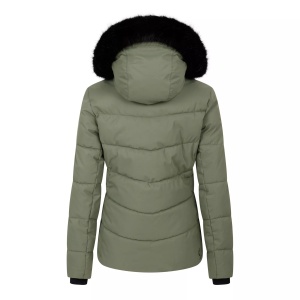 Geaca schi femei Dare2B Glamorize V verde oliv - Img 3