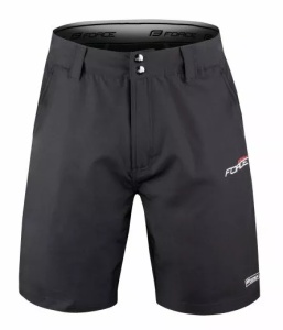 Pantaloni Force Blade MTB cu sub-pantaloni cu bazon Negru - Img 1