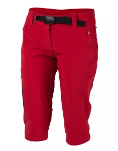 Pantaloni trei sferturi Northfinder WENDY pentru femei dark red L