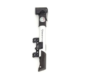 Pompa mini Bikeforce cu manometru Alu 80 PSI SV/FV/DV BM-04