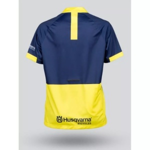 Tricou dama 1/2 Zip Husqvarna Bike Remote Gr blue - Img 2