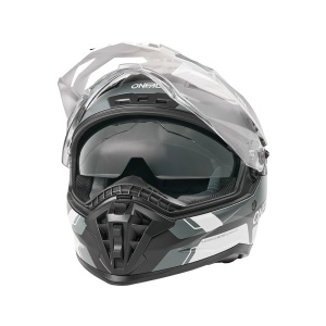 Casca full face O'Neal D-SRS NOMAD V.26 black/white/gray - Img 2
