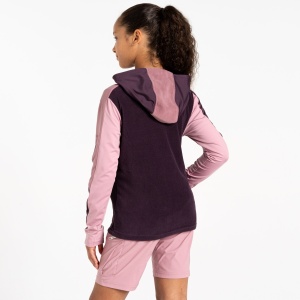 Fleece copii Dare2B Thriving IV Stretch Midlayer mov/roz - Img 6