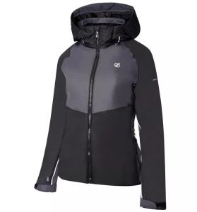 Geaca schi dama Dare2B Radiate negru/gri XS