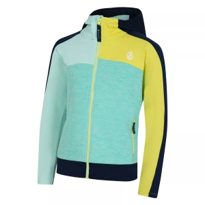 Hanorac copii Dare2B Thriving II Core Stretch Midlayer | Mint Green Moonlight Denim - Img 2