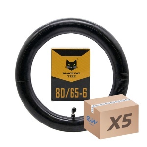 Inner tube 80/65-6 VC 90x90 Black Cat - 5 pcs