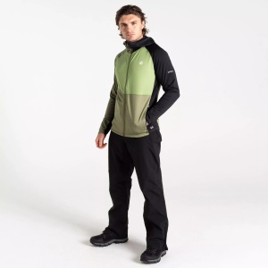Jacheta barbati Dare2B Assimilate II Core Stretch Midlayer verde oliv/negru - Img 2