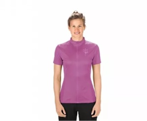Tricou CUBE TOUR Core WS Full ZIP S/S Violet