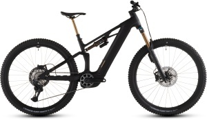 BICICLETA ELECTRICA CUBE STEREO HYBRID ONE44 HPC AT 800 CARBON GOLD 2026