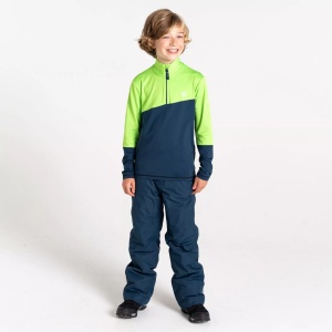 Bluza copii Dare2B Formate III Core Stretch Midlayer Green Flash Navy - Img 4