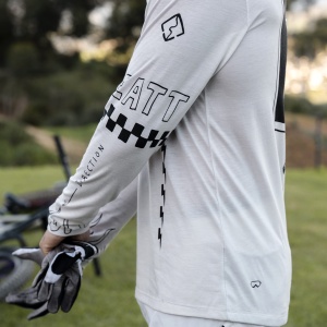 Bluza Leatt MTB Gravity 3.0 Cream White XL - Img 3