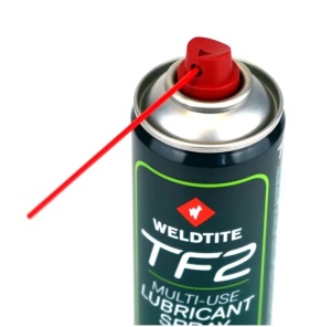 Lubrifiant cu teflon TF2 Spray 400ML Weldtite - Img 2