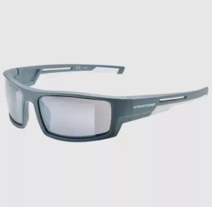 Ochelari Cratoni Raw grey blue matt smoke with silver mirror