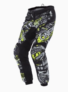 Pantaloni pentru copii O'NEAL ELEMENT ATTACK Black/Neon yellow 24 8/10 ani