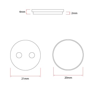 Placute frana CS001 resin 20mm for Xiaomi - Img 3