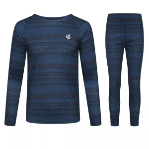 Set bluza si pantaloni termici pentru copii Dare2B, Albastru