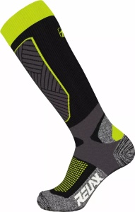 Sosete ski Relax Compress negru/galben XL