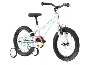 Bicicleta copii Kross Mini 3.0 D 16 white / celadon / coral / glossy - Img 2
