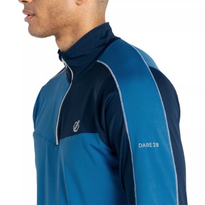 Bluza Barbati Dignify II Core Stretch, Albastru/Menta - Img 6