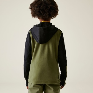 Fleece copii Dare2B Thriving IV Stretch Midlayer Olive Green - Img 5