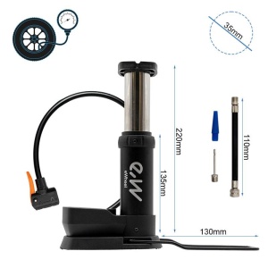 Foot pump with gauge - Ewheel - Img 2