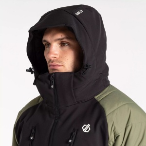 Geaca schi barbati Dare2B Speed verde olive/negru - Img 7