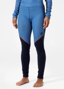 Pantaloni dama termo Helly Hansen Lifa Merino Base Layer, bleumarin/albastru M - Img 3
