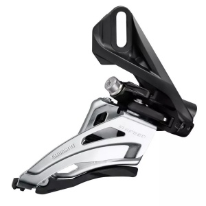 SCHIMBATOR FATA SHIMANO ALIVIO FD-MT400-D, DUBLU, PT. 9 VIT. PE SPATE, SIDE SWING