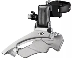 Schimbator Fata Shimano Altus Fd-M371, Triplu, 9 Viteze Pe Spate, Down Swing, Tragere Dubla, Colier 34.9Mm