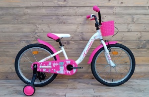 Bicicleta copii 20 Capriolo Viola Alpaca alb pink - Img 1