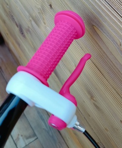 Bicicleta copii 20 Capriolo Viola Alpaca alb pink - Img 11