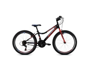 Bicicleta copii 24 Capriolo Diavolo DX negru rosu 13