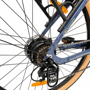 Bicicleta electrica Oras Devron 28200 - 28 inch, L, Gri Inchis - Img 7