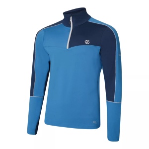 Bluza Barbati Dignify II Core Stretch, Albastru/Menta - Img 3
