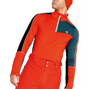 Bluza Barbati Dignify II Core Stretch, Rosu/Negru - Img 4