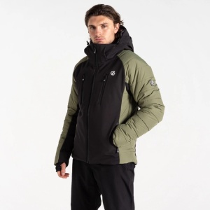 Geaca schi barbati Dare2B Speed verde olive/negru - Img 4