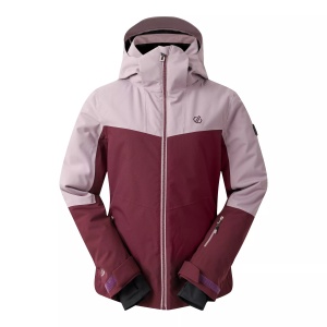Geaca schi femei Dare2B Iced visiniu/violet