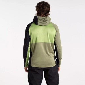 Jacheta barbati Dare2B Assimilate II Core Stretch Midlayer verde oliv/negru - Img 3