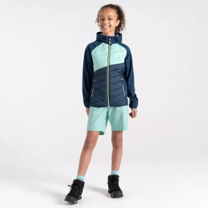 Jacheta copii Dare2B Explore Hybrid navy mint - Img 4