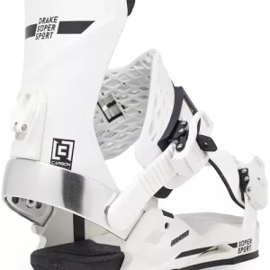 Legaturi Snowboard Drake SUPERSPORT alb S - Img 2