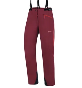 Pantaloni Direct Alpine MIDI LADY 1.0 bordo