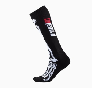 Sosete pentru copii O'NEAL PRO MX XRAY Black/White (One Size)